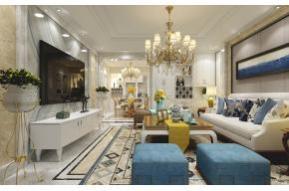 简欧客餐厅3D模型图片