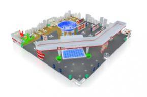 美丽行展览模型