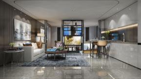 客厅餐厅3D模型