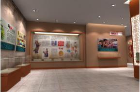 民俗文化二层展厅模型效果图