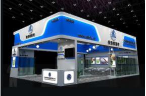 香港来福特展台模型图片