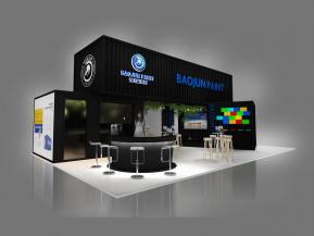 宝骏涂料展览模型