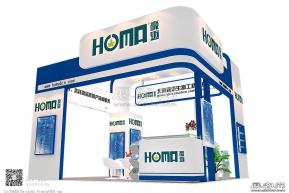 北京豪迈生物工程展台模型图片