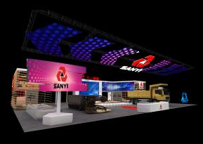 三一重装展览模型