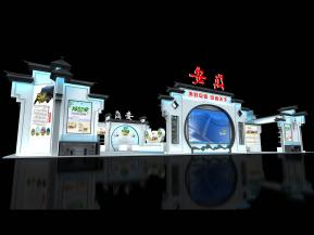 安徽农产品展台模型