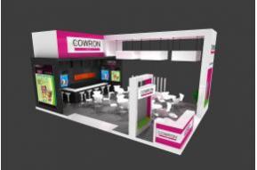 楚庭设计方案展台模型图片