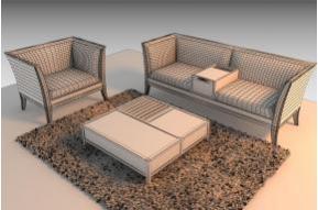 时尚高档实木沙发