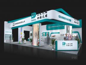 光耀超薄玻璃展览展示展台模型