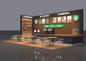 星巴克展览模型