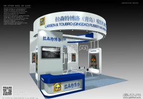 像胶机械展台模型图片