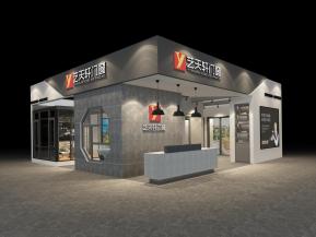 艺天轩门窗展位设计