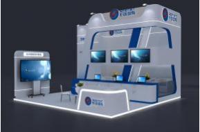 心医国际展台模型图片