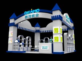 德茂纸业展览模型