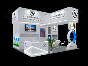 毅科玻璃展台模型