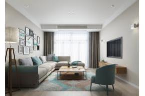 北欧客厅3DMAX模型图片