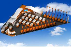 鼎力展览模型图片