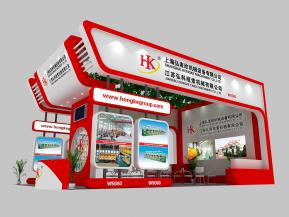 弘麦弘科展台模型