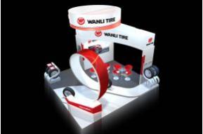 华南橡胶展览模型图片