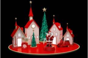 圣诞城堡美陈