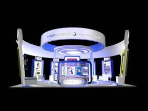 SANOFI医疗展设计方案