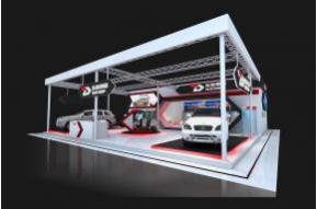 东箭展台模型图片