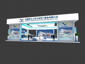 中国商飞展览模型