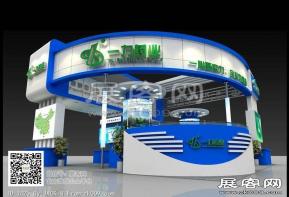 一力药业展台模型图片