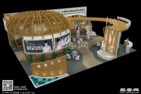 恒源股份发制品展台模型