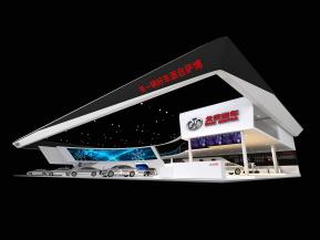 北京汽车展览模型