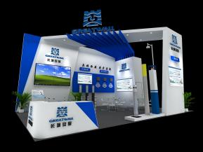 长城安防保展览模型