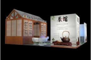 茶馆展览模型