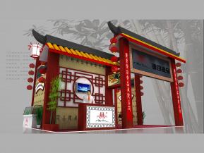 麦田食品展览模型