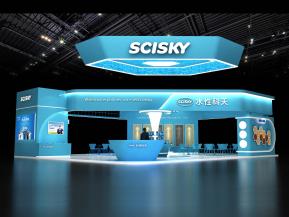 水性科天展览模型