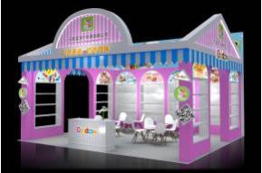 顶牛玩具展览模型