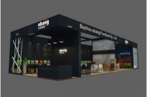 友邦家具展台模型图片