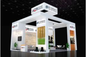 华西石材展建材展台模型图片