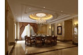 欧式餐厅设计模型图片