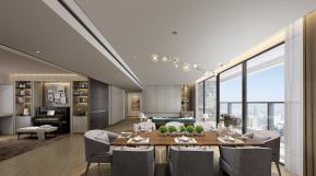 客厅餐厅3D模型