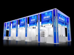 国家展团展览模型