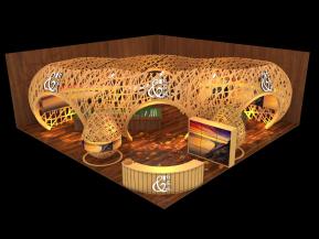 自在城展览模型