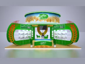 十月稻田展览模型