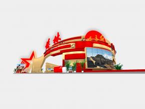 榆林展团展览模型