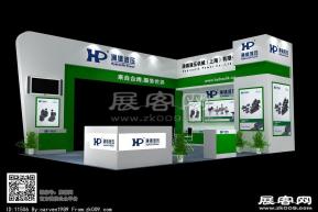 国际化的机械展台模型图片