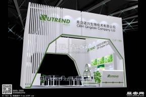 诺兴生物展台模型图片