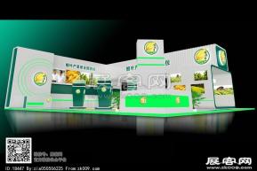 豫浓香展台模型图片