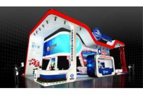 通威展台模型图片