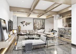 客厅餐厅3D模型