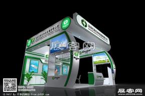 巴斯巴电动车展台模型图片