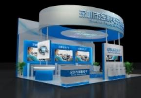 金舵电子展台模型