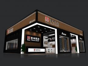 普坤纺织展览模型